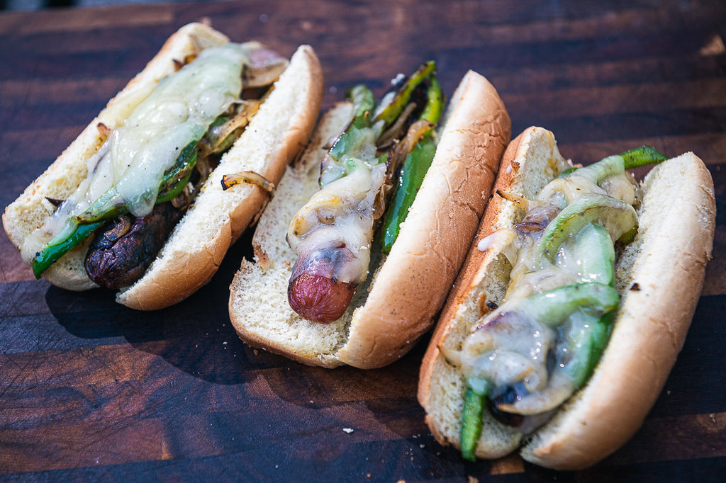 Philly Cheesesteak Hot Dogs