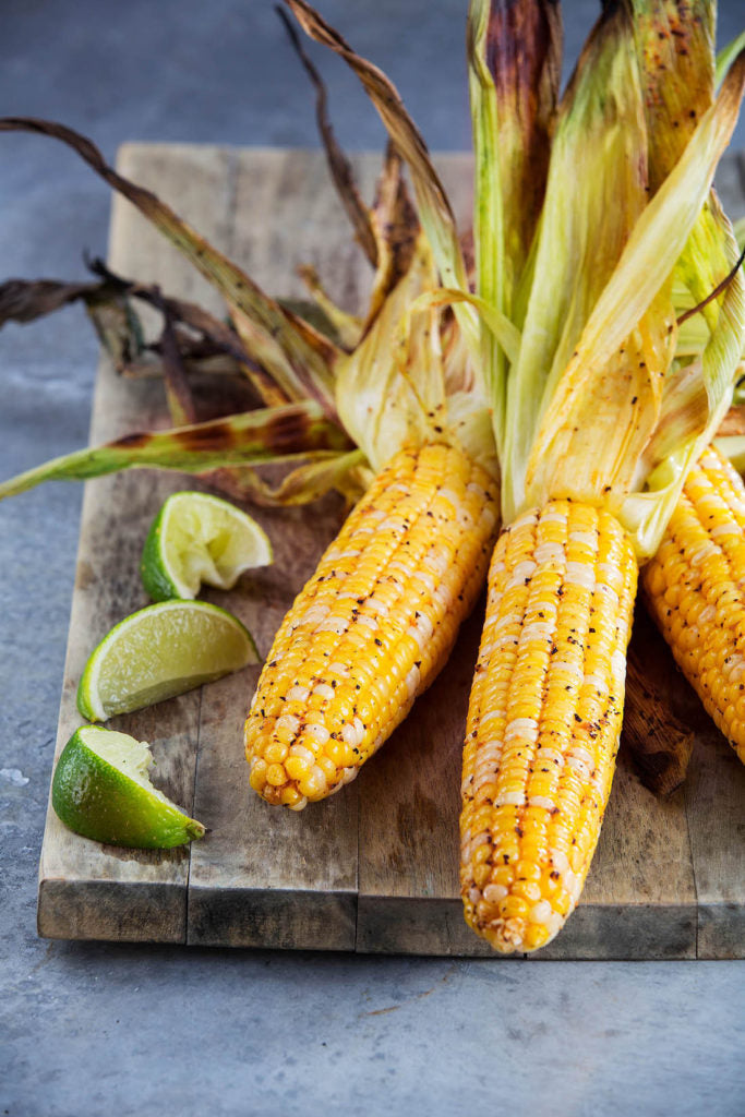 Grilled Corn with Compound Butter