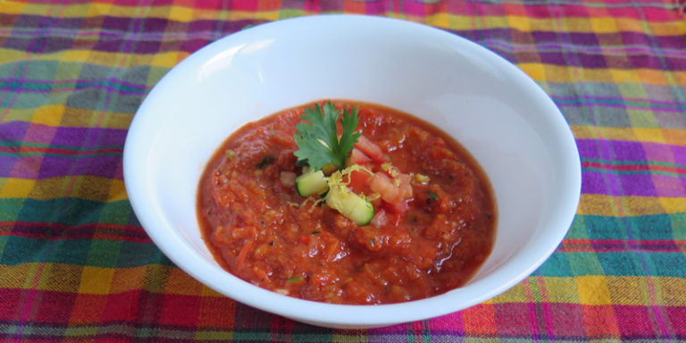 You’ll Be Bowled Over By This Grilled Vegetable Gazpacho